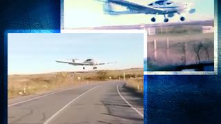 Görüntüler İstanbul'dan! Eğitim uçağı, seyir halindeki minibüsü teğet geçti: ‘Çarpışacağız’ dedi ve…