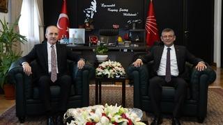 TBMM Başkanı Numan Kurtulmuş'tan siyasi partilere ziyaret! Özgür Özel'den dikkat çeken 'Ogün Samast' mesajı