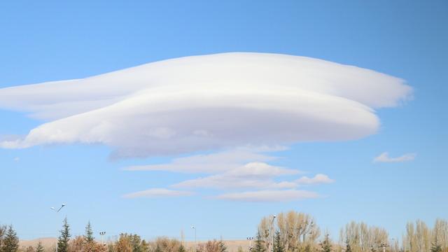 Niğde semalarında mercek bulutu görüntülendi! O anlar kameraya böyle yansıdı