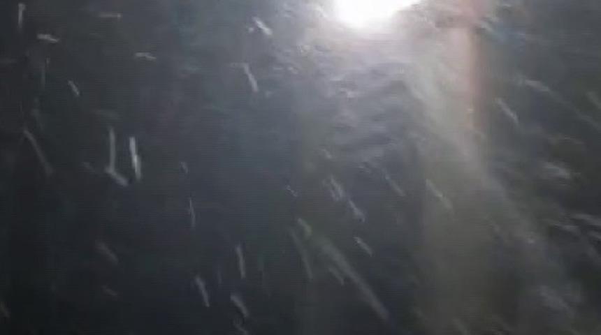 Yıldız Dağı Kayak Merkezi&rsquo;ne mevsimin ilk karı d&uuml;şt&uuml;