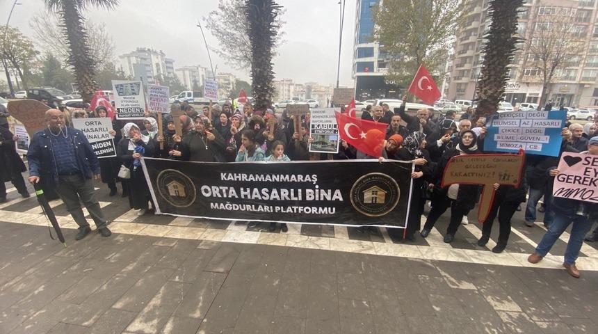 Kahramanmaraş’ta orta hasarlı bina sakinlerinden açıklama