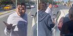 Otobüsün önünü kesti, ortalık karıştı! 'Kapıyı aç dövelim şunu'