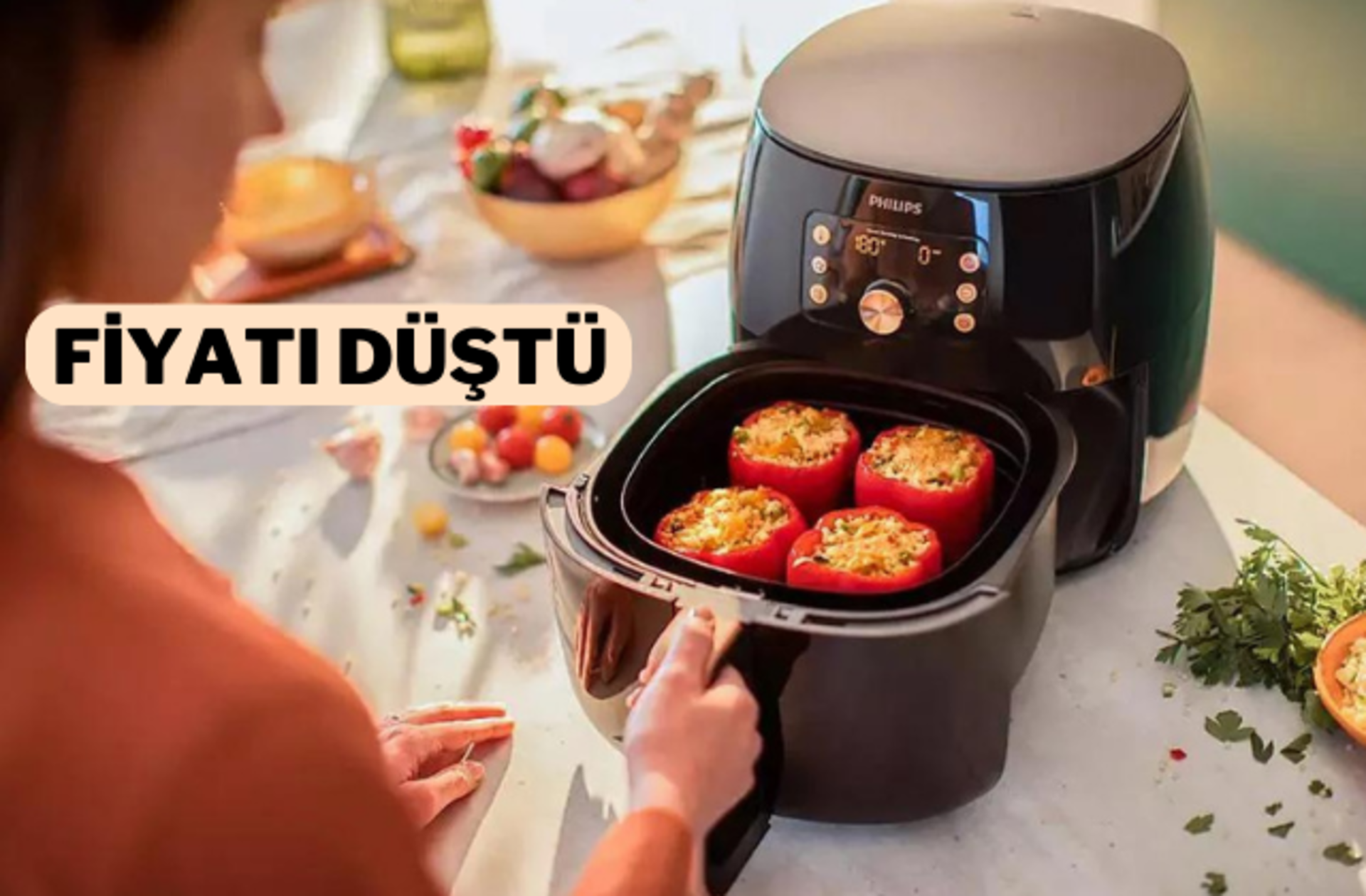 Izgara kiti hediyeli Philips airfryer indirimde! "İyi ki aldım" diyeceksiniz
