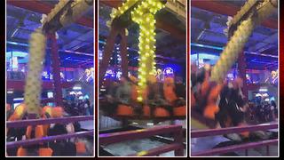 AVM'de facianın eşiğinden dönülmüştü! Çocukların bindiği o oyuncak böyle devrilmiş