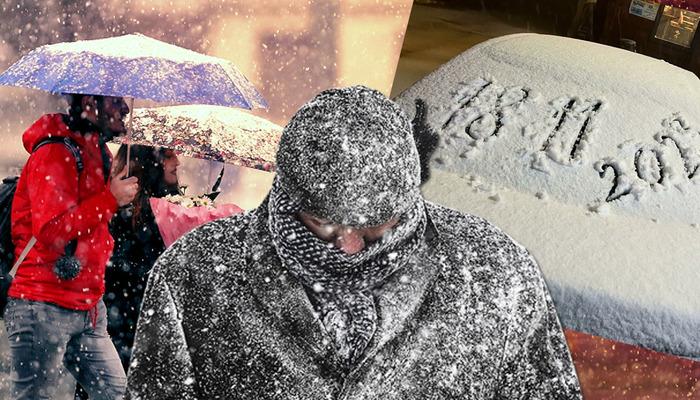 Kar İstanbul’un kapısına dayandı… Bugüne dikkat! Yurdun dört bir yanından kar manzaraları