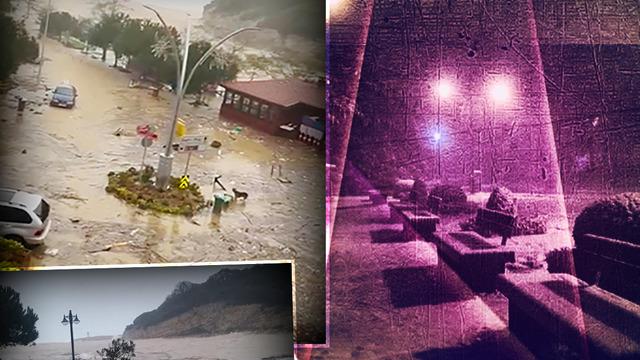 Son dakika | İstanbul ilk kara merhaba derken Şile'yi fırtına vurdu! Ağva'da Yeşilçay Deresi taştı, yollar göl oldu