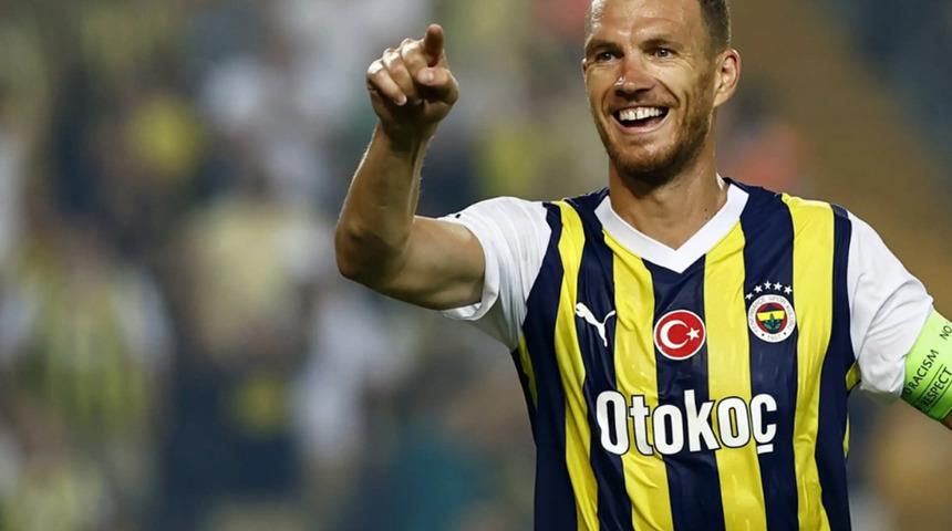 Fenerbahçe'nin golcü oyuncusu Dzeko, Türkiye Ligi ile İtalya Ligi'ni kıyasladı