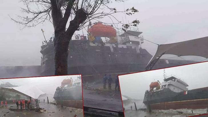 Şiddetli fırtına Zonguldak'ta kabusu yaşattı! 12 mürettebatın bulunduğu gemi kayboldu! AFAD'dan açıklama geldi