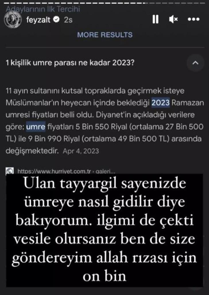 İşte Feyza Altun'un paylaşımlarının devamı...