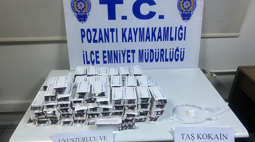 Adana'da 6 bin 90 uyuşturucu hap ele geçirildi