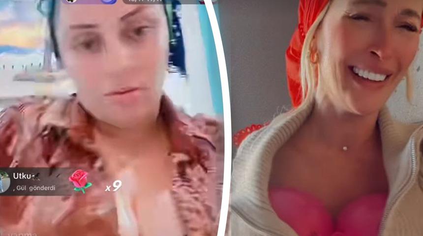TikTok'Ta 'Laz kızı'nın göğüslerini açtığını gören ünlü fenomen durur mu... Canlandırması olay oldu