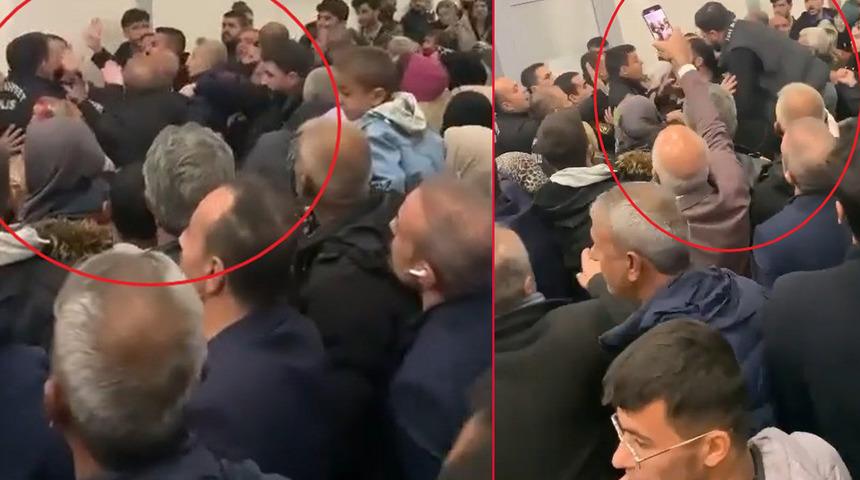 Yer: Diyarbakır Havalimanı! Arbede çıktı, polis müdahale etti