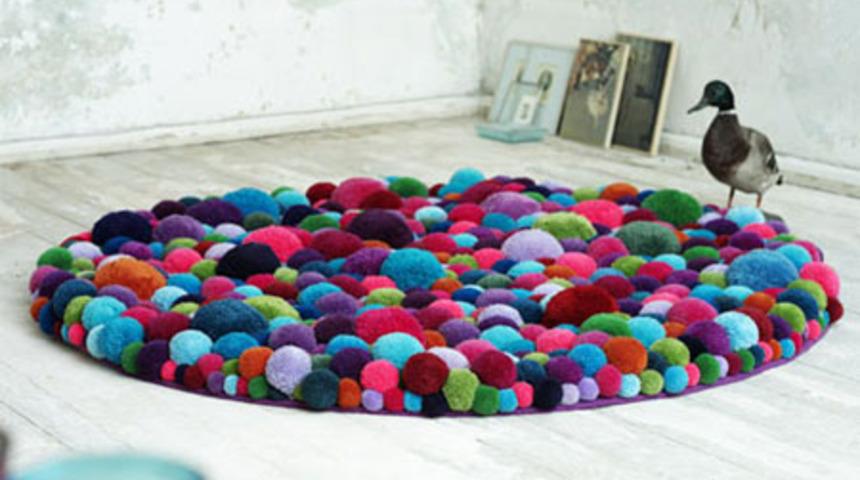 Ponponlu Halı Yapımı