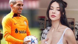 Galatasaray'ın yıldızı Lucas Torreira, Türk sevgilisi Devrim Özkan ile aşk tazeledi!