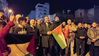 Hatay'da Filistin'e destek yürüyüşü düzenlendi