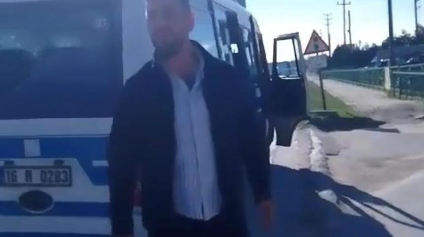 T&uuml;rkiye onu izlemişti...Minib&uuml;s şof&ouml;rl&uuml;ğ&uuml; yaparken hamile s&uuml;r&uuml;c&uuml; ile tartıştı