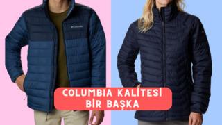 Dayanıklı, konforlu, işlevsel, rüzgar ve su geçirmez Columbia montlarda fırsat zamanı