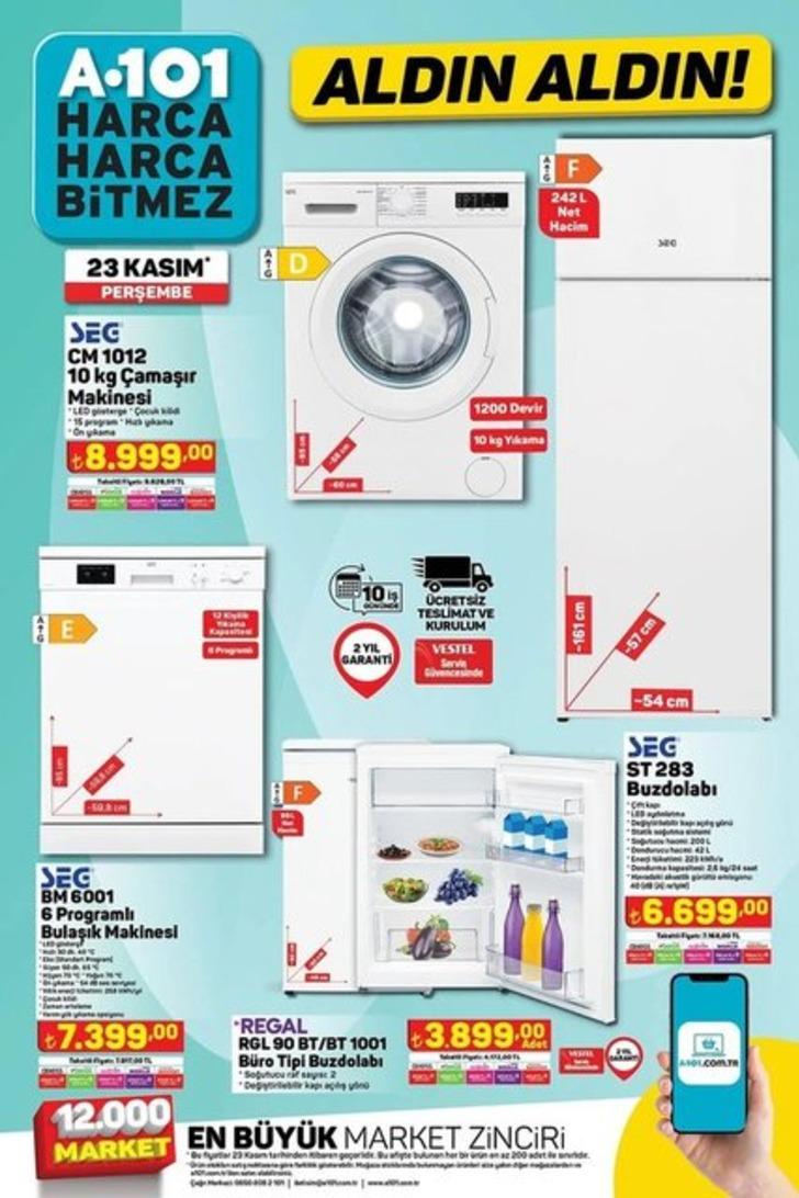 A101'den kışa özel fırsatlar! Fermuarlı polar 159 TL, balıkçı yaka kazak 99,90 TL, çorap 19,90 TL! 23 Kasım 2023 A101 aktüel ürünler kataloğu G3