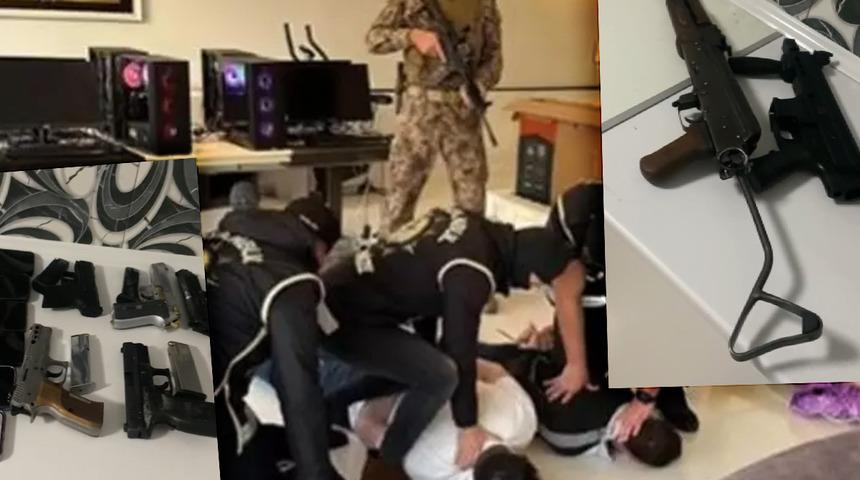 Çete liderinin saklandığı yer hayrete düşürdü! Kıskıvrak yakalandı: Para sayma makineleri, polis yelekleri, sahte kimlik...