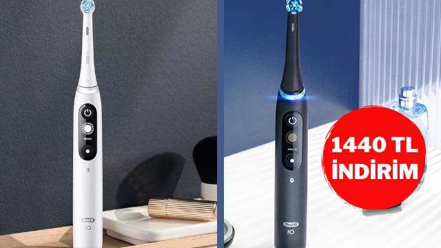 Hızlı ve etkili bir diş temizliği sunan Oral-B iO - 7 Şarjlı Diş Fırçası'nın fiyatı düştü