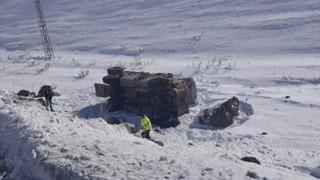 Van'da askeri araç devrildi: 1'i ağır 6 yaralı