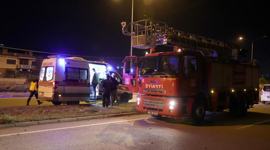 Sivas'ta eşini darbettiği iddia edilen kişi trafik kazasında yaralandı