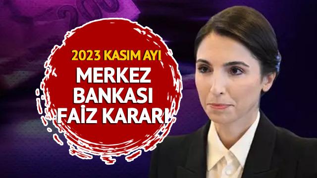 2023 KASIM AYI MERKEZ BANKASI FAİZ KARARI NE OLDU? Merkez Bankası faizi artırdı mı, sabit mi tuttu?