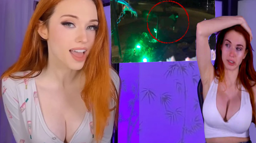 Twitch fenomeni Amouranth'ın evine ilginç saldırı! Güvenlik kamerası görüntülerini paylaştı... "Gördüklerim arasında en iğrenç olanı"