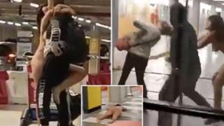Çırılçıplak kalan yolcu havalimanını birbirine kattı! Önüne gelen herkese saldırdı... Kimse onu sakinleştiremedi