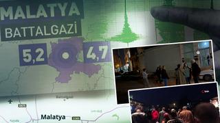 Son dakika: Malatya'da 3 dakika arayla iki deprem! 5.2 ve 4.7'lik sarsıntılar sonrası ilk görüntüler geldi, Adıyaman, Gaziantep, Şanlıurfa, Hatay ve çevre illerde de hissedildi