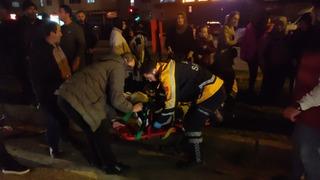 Bursa'da kamyonetin çarptığı anne ve kızı yaralandı