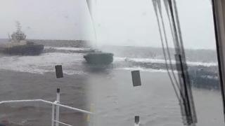 Zonguldak'taki fırtınada Pallada'dan yürekleri dağlayan yardım çağrısı! 'Durum kritik, lütfen yardım edin'