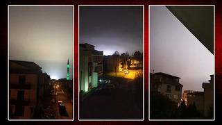 Gece yarısı gökyüzü birden aydınlandı! Beyaz ışık yayıldı, elektrik kesintileri yaşandı: Ne olduğunu anlayamadık