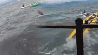 Yer: Kocaeli! Kanolar alabora oldu, sporcular kabusu yaşadı: Vatandaşlar bölgeye koştu