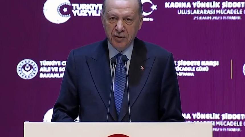 Cumhurbaşkanı Erdoğan'dan İstanbul Sözleşmesi açıklaması: 'En küçük olumsuz bir etkisi olmamıştır'