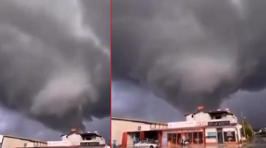 SON DAKİKA | Sosyal medya Muğla'daki görüntüyü konuşuyor! Meteoroloji uyarmıştı: Dev hortum böyle görüntülendi