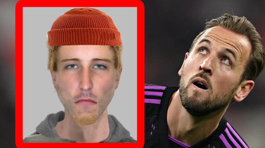 Her yerde aranıyor! Harry Kane'e benzeyen hırsız, sosyal medyanın gündemine oturdu