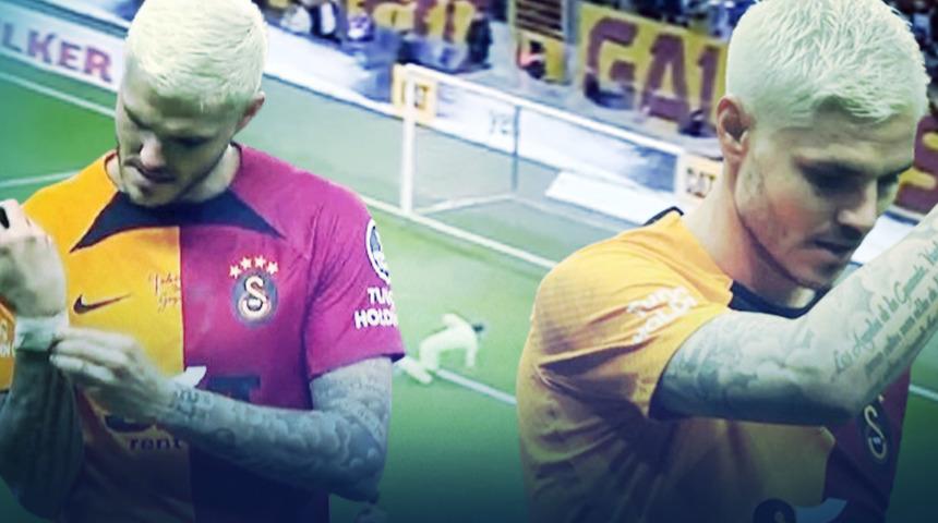 Alanyaspor maçında inanılmaz an! Kaleciyi de çalımlayan Icardi bomboş kalede direğe takıldı