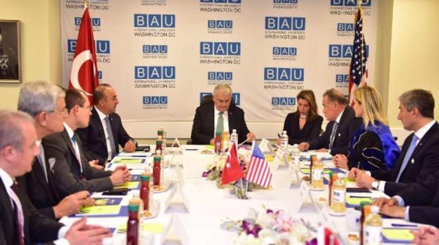 Başbakan Binali Yıldırım&rsquo;dan BAU International University Washington D.C.'ye ziyaret