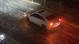 Yer: Mersin! Dolu yağışı 10 dakika sürdü, her yer beyaza büründü