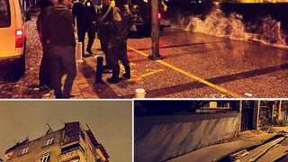 Çatılar havada uçuştu! Yurdun dört bir yanında bastıran fırtınadan akılalmaz görüntüler: Müzisyenler eğlence mekanından lastik botla kurtarıldı