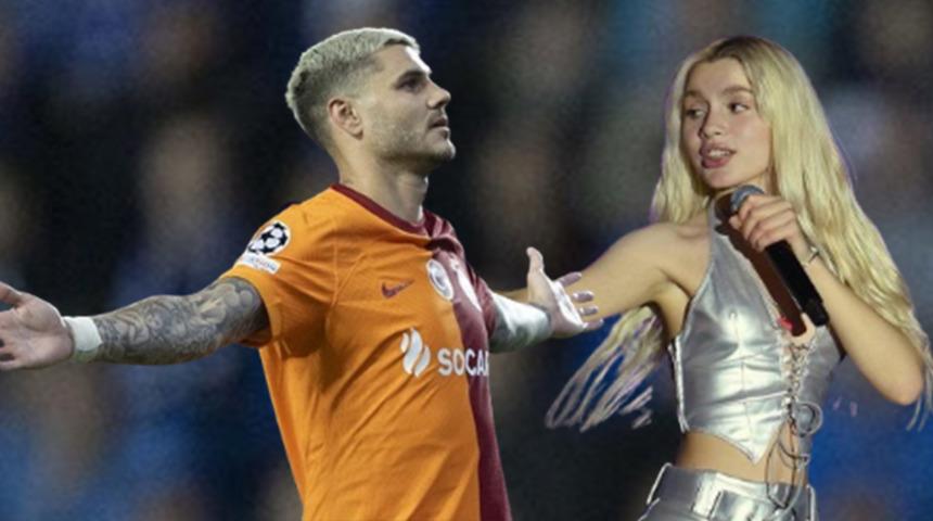 Galatasaray'dan Arjantili yıldızı Mauro Icardi için Aleyna Tilki'li paylaşım! "Ben kalbimin orta yerine seni yazdım"
