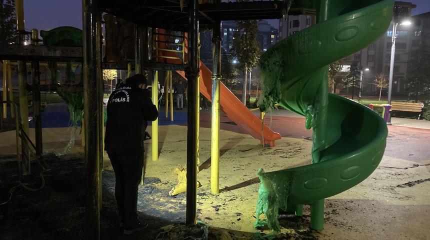 Gaziantep'te çocuk parkının yakılmasına ilişkin 5 PKK/KCK şüphelisi tutuklandı