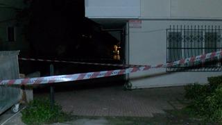 İstanbul'da korku dolu anlar! İnşaatın temelinde toprak kaydı, 5 katlı bina boşaltıldı