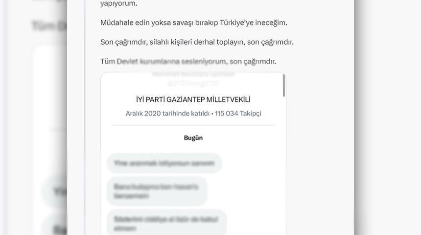 'Savaşı bırakıp Türkiye'ye ineceğim son çağrımdır' paylaşımı gündem olmuştu!  İYİ Partili Mehmet Mustafa Gürban'ı hedef göstermişti: İstanbul Valiliği'nden açıklama