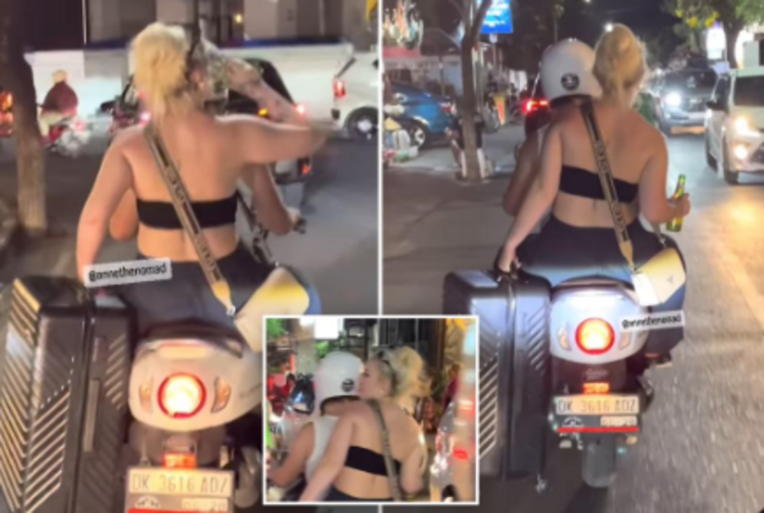 Motosiklete binme şekli sosyal medyada tepki &ccedil;ekti! Rahatını bozmayınca yorum yağmuruna tutuldu... G&ouml;r&uuml;nt&uuml;ler &ccedil;ok konuşuldu