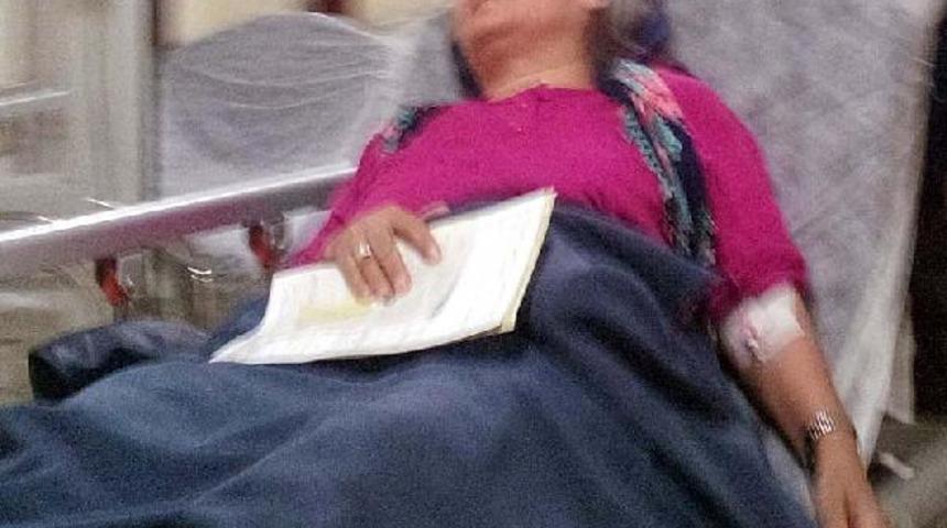 Hapı ambalajıyla yuttu, hastanelik oldu