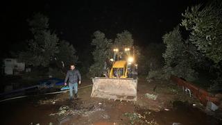 Çanakkale'de sağanak ve fırtına Assos'ta zarara neden oldu