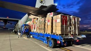 Gazze'ye yardım uçağı Kayseri'den kalktı! Bakan Koca: Dönüşte hasta ve refakatçileri ülkemize getirecek 