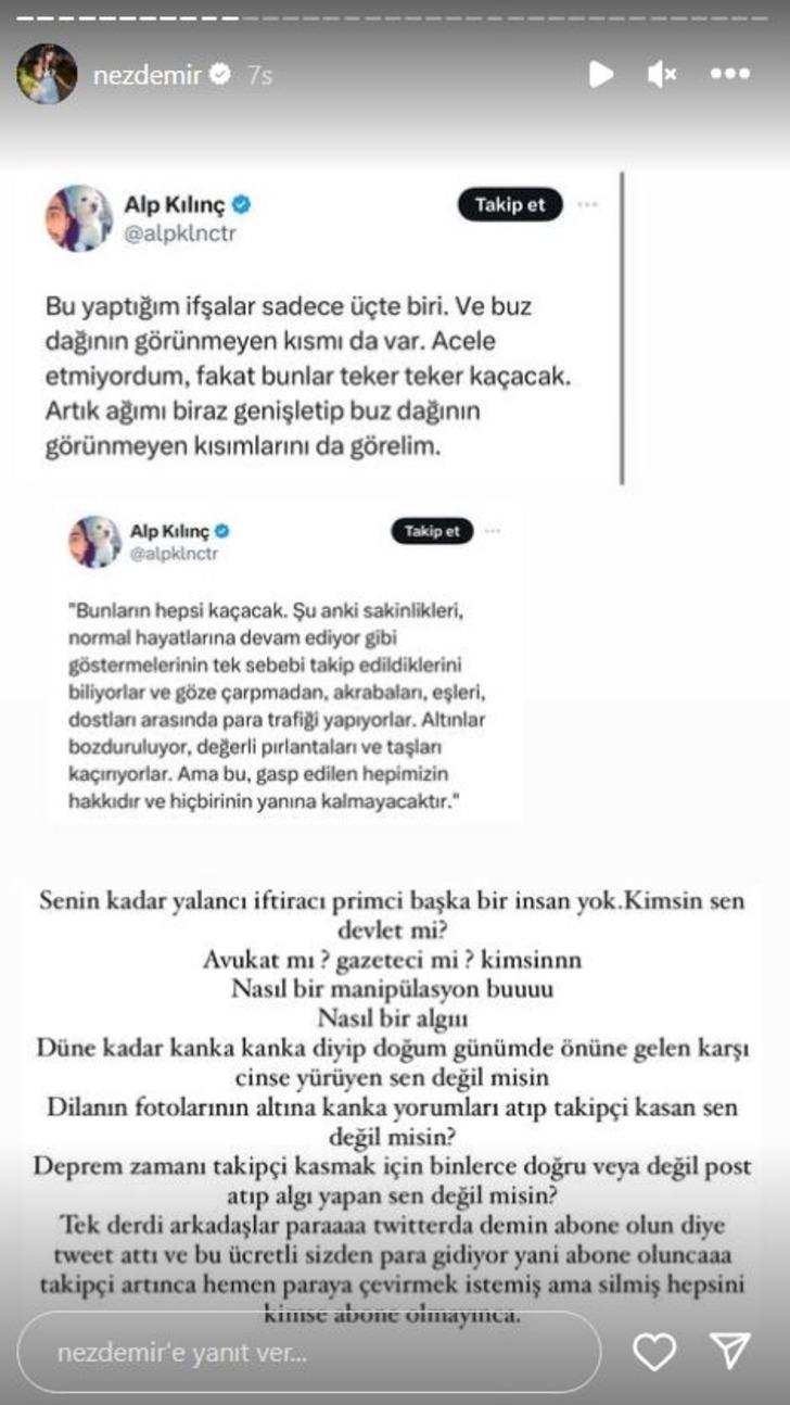 Mal varlığına el konulmuştu! Nez Demir diğer fenomenleri ifşalayan Alp Kılınç hakkında olay iddialarda bulundu! "12 dairesi var..." G2